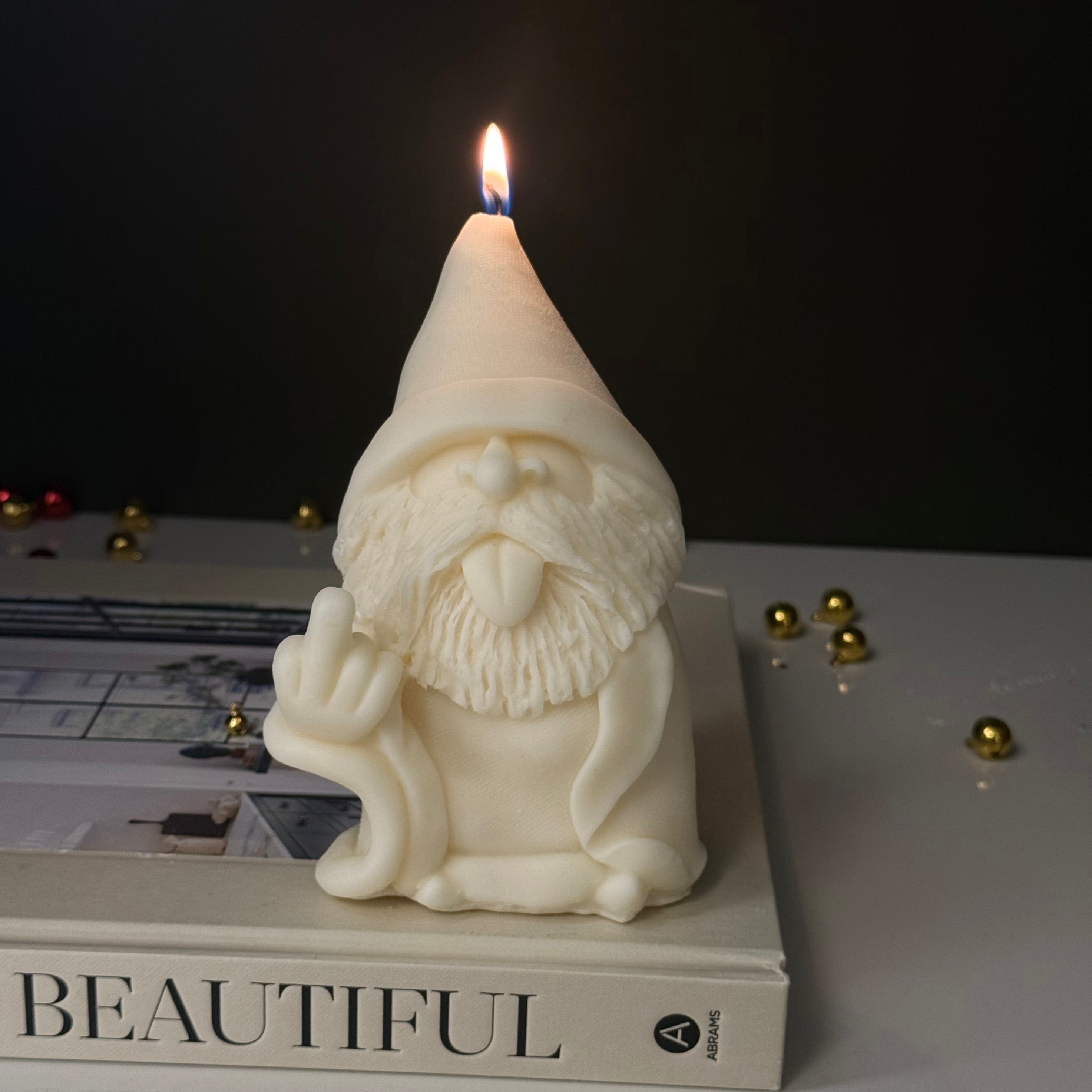 Naughty Gnome - Candela Scultorea