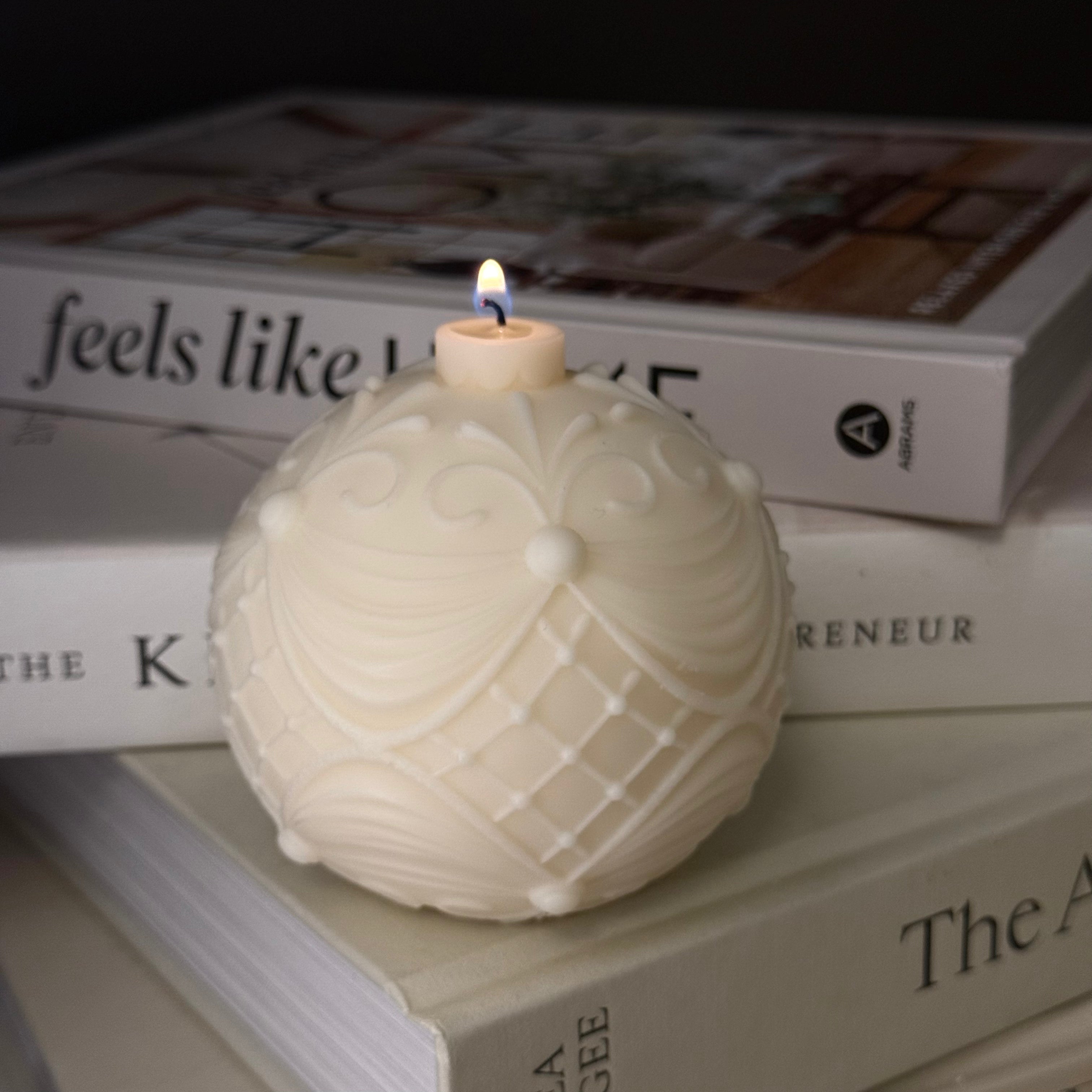 Antique Glow - Candela Scultorea Natalizia