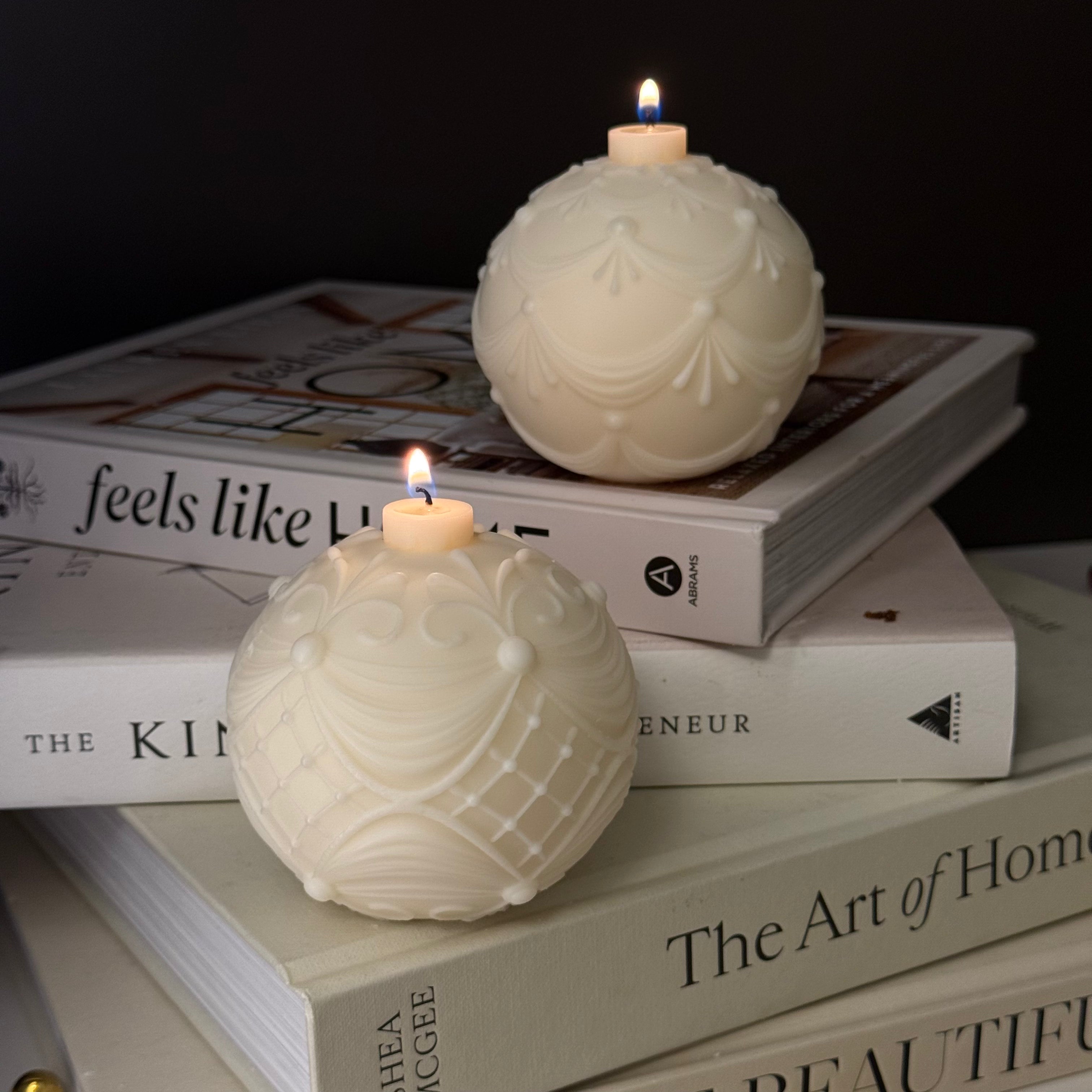 Antique Glow - Candela Scultorea Natalizia