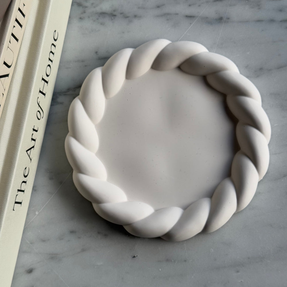Vassoio Artigianale – Modello Braid Round | Maison Kerì
