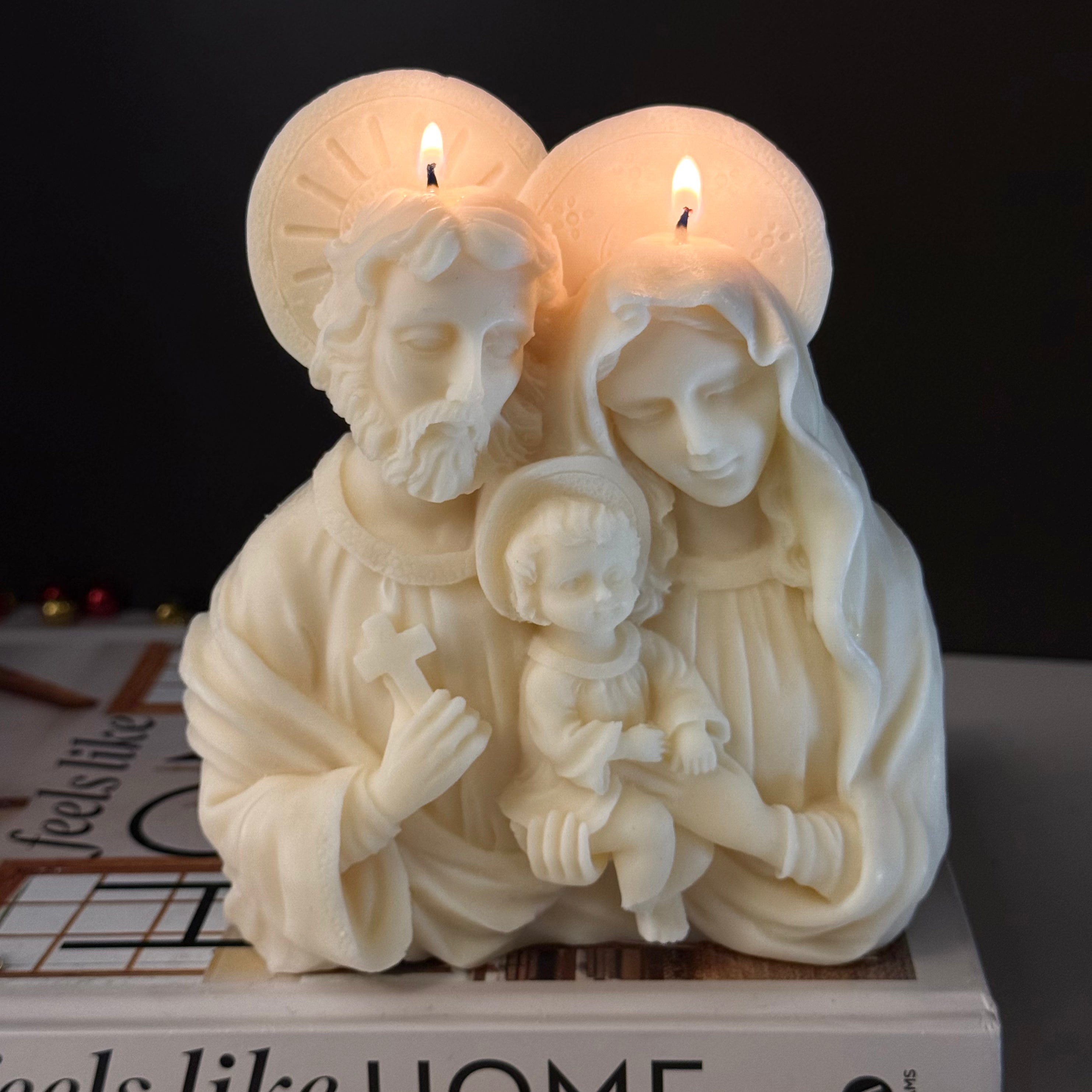 Holy Family - Candela Scultorea Natalizia