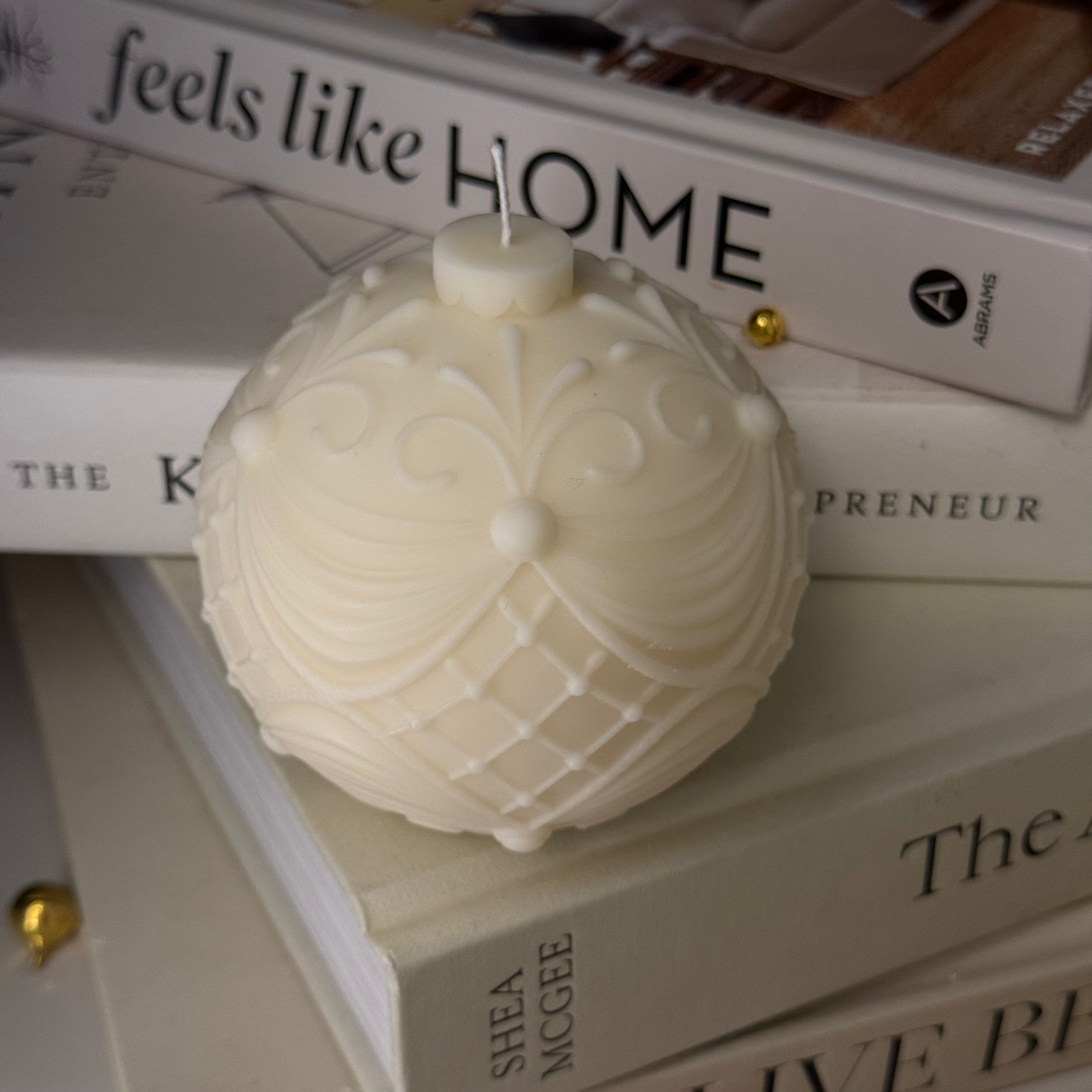 Antique Glow - Candela Scultorea Natalizia